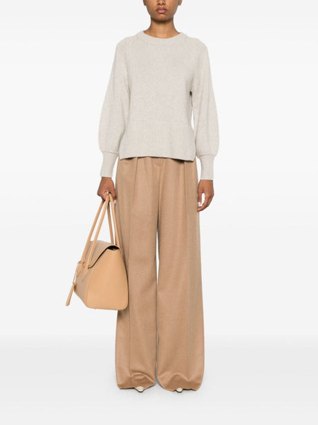 MAX MARA Luxurious Camel Wool Trousers for Women - FW24