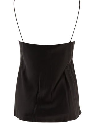 MAX MARA PIANOFORTE Sleeveless Silk Top