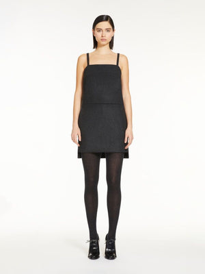 MAX MARA Chic Dark Grey Mini Dress for Women - FW24 Collection