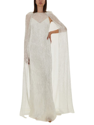 MAX MARA Elegant Silk Wedding Dress - Size 40 IT