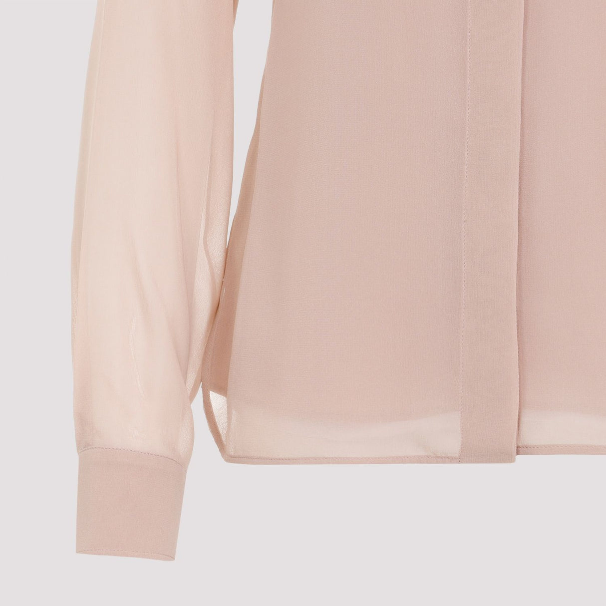 MAX MARA Elegant Nude Silk Shirt