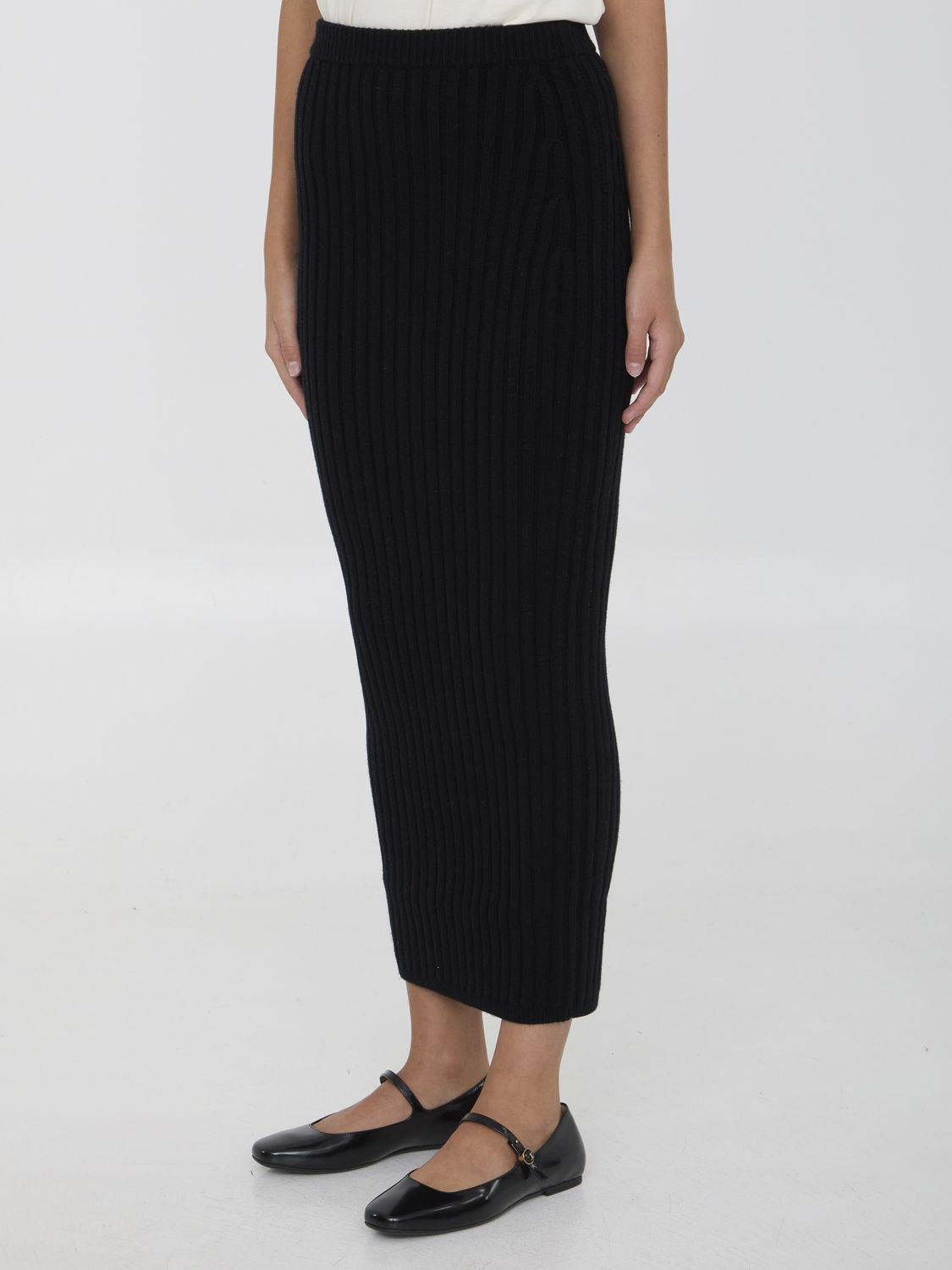 MAX MARA Ribbed Knit Pencil Skirt