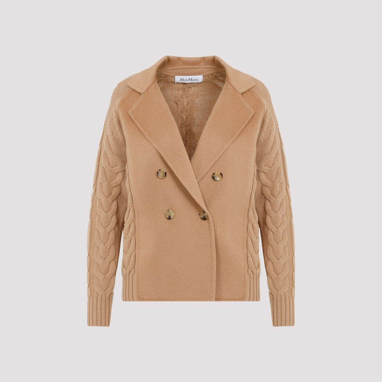 MAX MARA Luxurious Cashmere Blend Knit Jacket