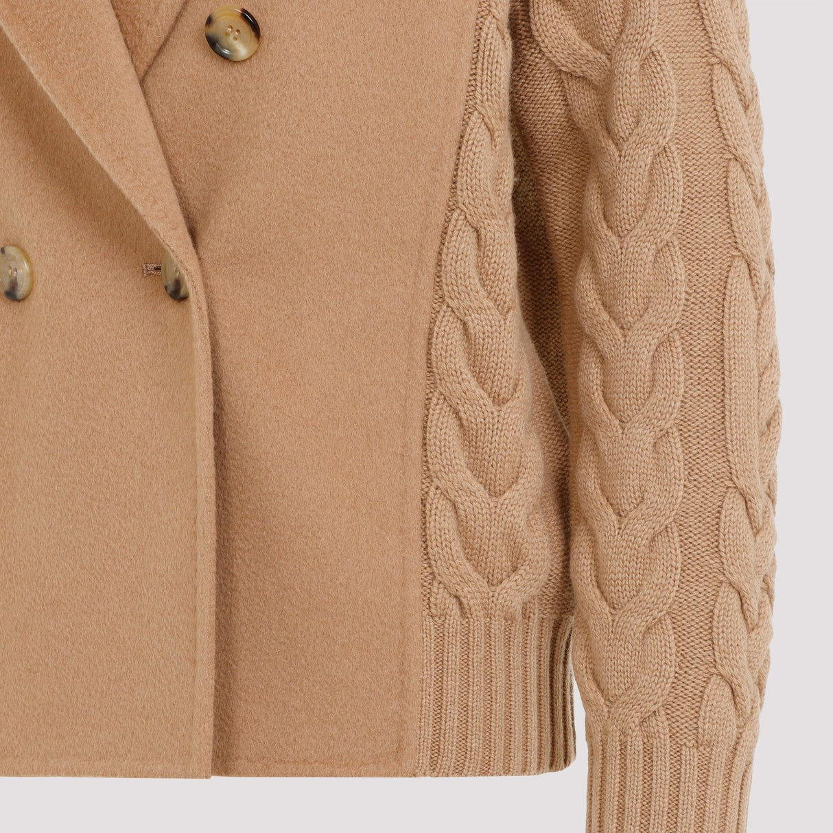 MAX MARA Luxurious Cashmere Blend Knit Jacket