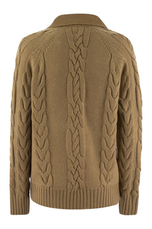 MAX MARA Elegant Wool-Cashmere Caban Jacket