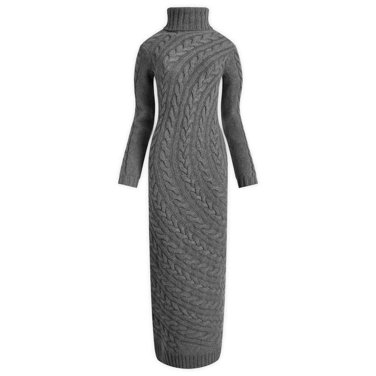 MAX MARA Elegant Wool-Cashmere Blend Dress