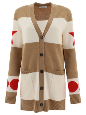 MAX MARA Luxurious Wool-Cashmere Oversized Cardigan