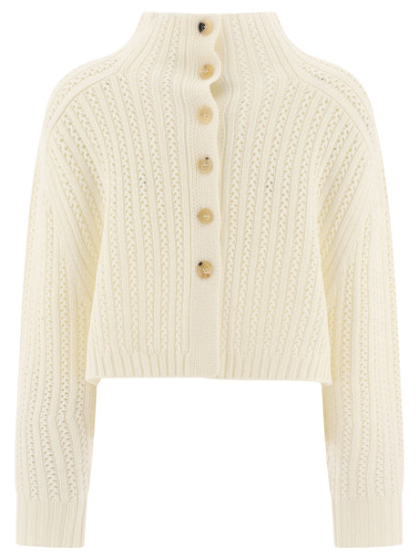 MAX MARA Luxurious Cashmere-Blend Cropped Sweater