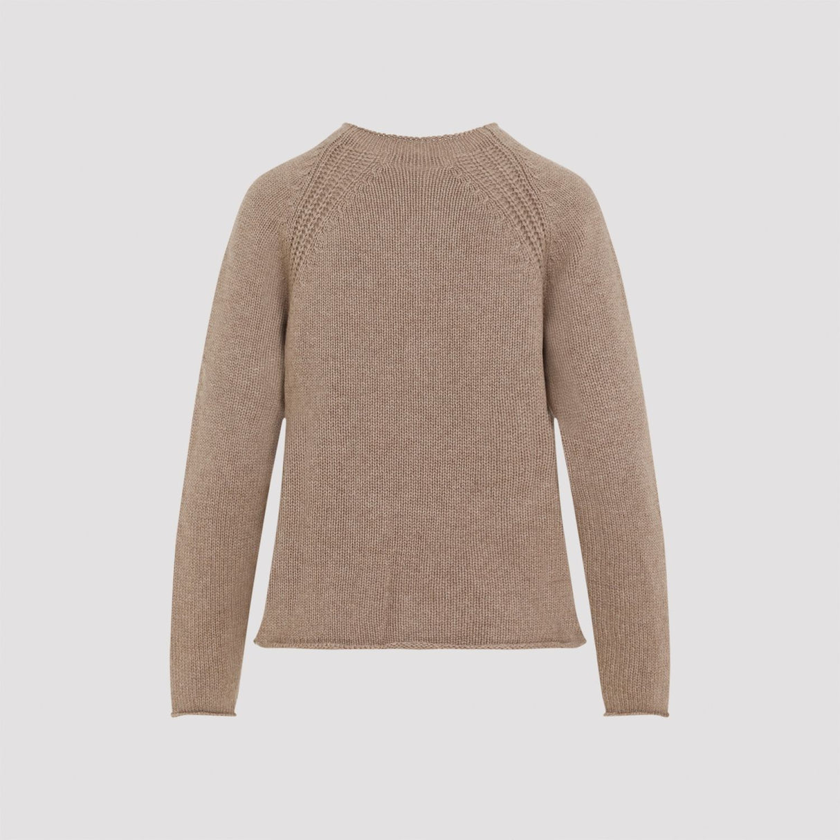 MAX MARA Cozy Cable Knit Crewneck Sweater for Women