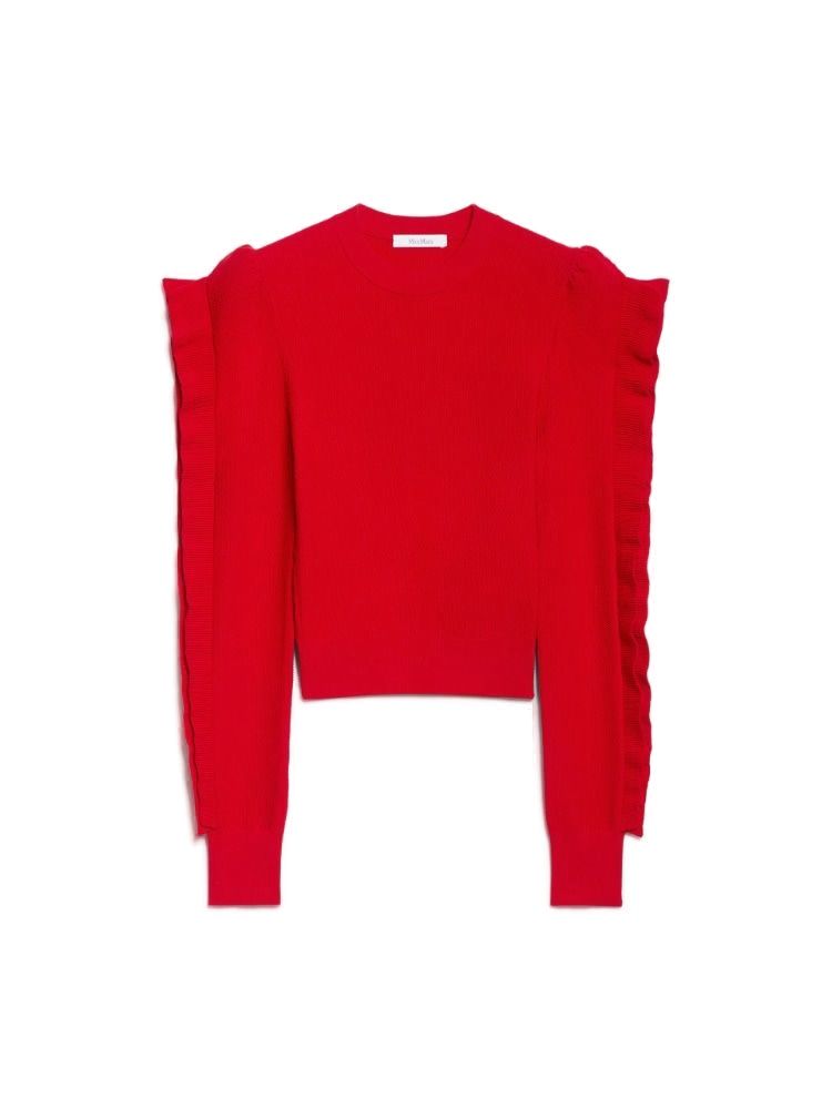 MAX MARA Red Genero Top for Women - FW24 Collection