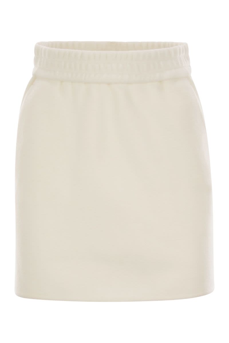 MAX MARA Soft Wool and Cashmere Mini Skirt