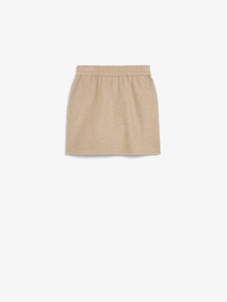 MAX MARA Chic Wool Blend T-Shirt Skirt