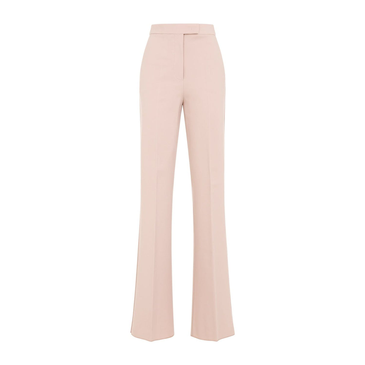 MAX MARA Elegant Neutral Viscose Blend Trousers