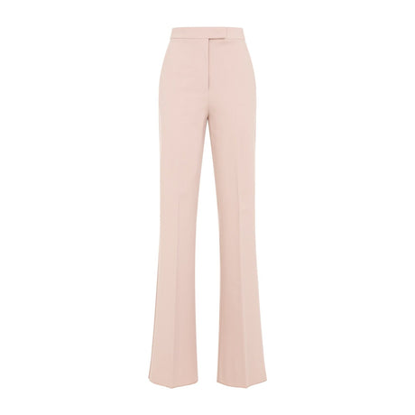 MAX MARA Elegant Neutral Viscose Blend Trousers