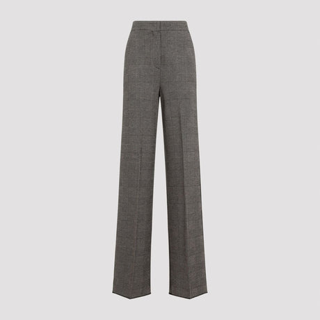 MAX MARA Cognac Prince Wales Trousers for Women