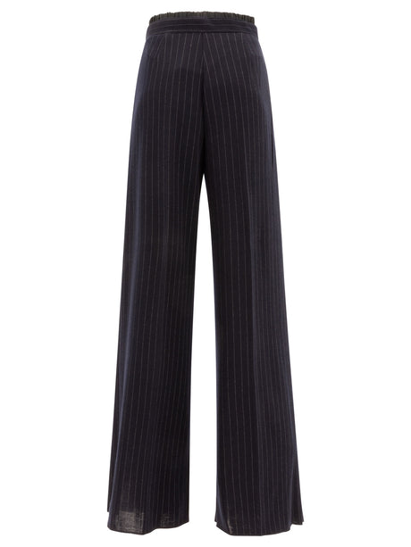 MAX MARA High Rise Pinstriped Trousers