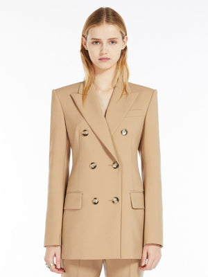 MAX MARA SPORTMAX Women's Tan Adamo Jacket for FW24