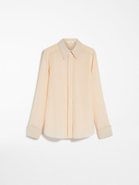 MAX MARA SPORTMAX Elegant Beige Silk Shirt