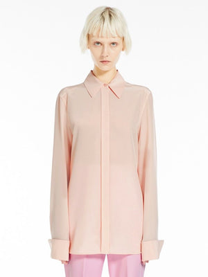 MAX MARA SPORTMAX Elegant Beige Silk Shirt