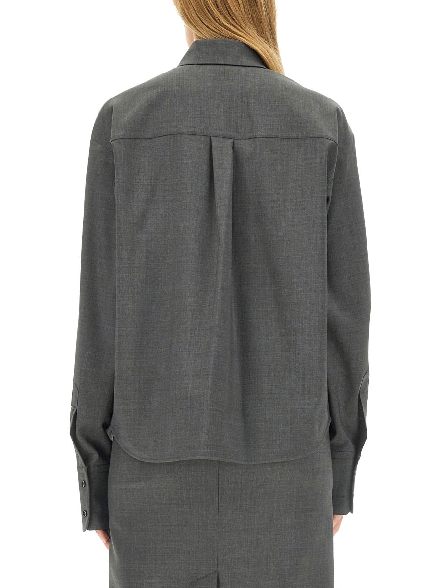 MAX MARA SPORTMAX Stylish Women's Wool Shirt - Size 40 IT