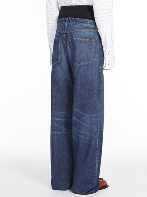 MAX MARA SPORTMAX Denim Trouser for Women - Modern Fit