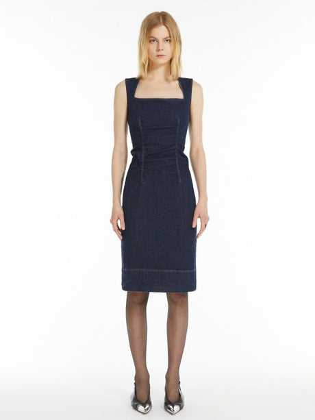 MAX MARA SPORTMAX Navy Blue Chic Ampex Mini Dress