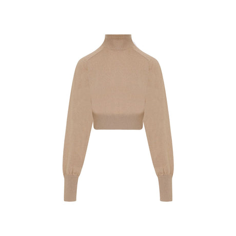 MAX MARA SPORTMAX Elegant Neutral Wool Top