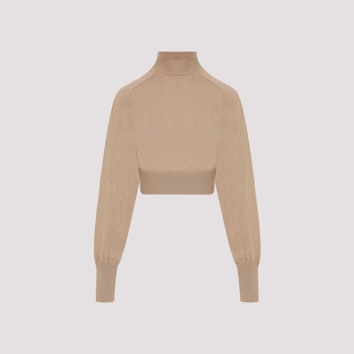 MAX MARA SPORTMAX Elegant Neutral Wool Top