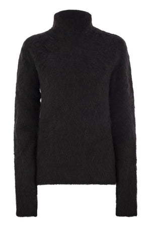 MAX MARA SPORTMAX Chic Alpaca-Blend Seamless Jumper - Women's Tight Fit