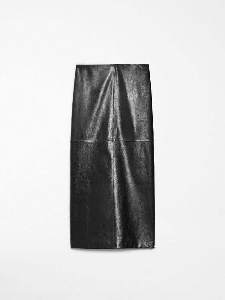 MAX MARA SPORTMAX Chic Leather Skirt - Mini Length for Women