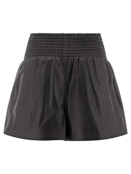 MAX MARA SPORTMAX High Rise Relaxed Fit Nappa Shorts