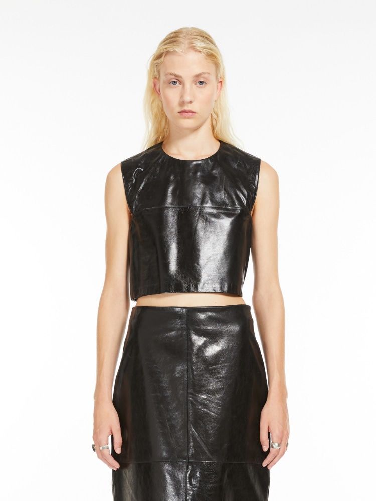 MAX MARA SPORTMAX Lamb Leather Jacket for Women - Perfect for FW24