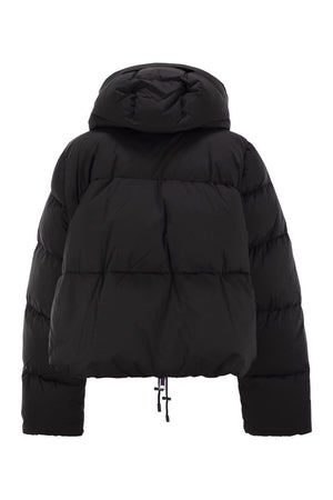 MAX MARA SPORTMAX Oversized Waterproof Down Jacket with Removable Hood