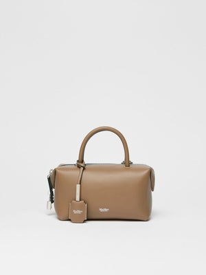 Luxury Tan Leather Handbag for Women - FW24 Collection by Max Mara
