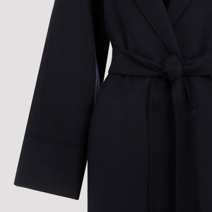 MAX MARA Elegant Virgin Wool Blue Jacket