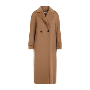 MAX MARA Double-Breasted Camel Wool Jacket