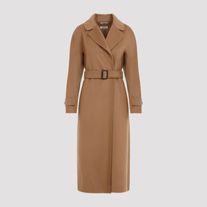 MAX MARA Double-Breasted Camel Wool Jacket