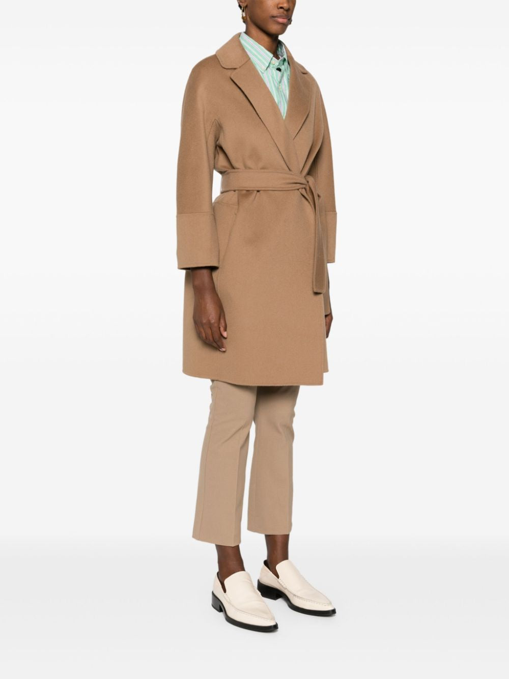 MAX MARA Elegant Camel Cloth Jacket for Women