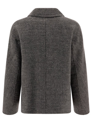 MAX MARA S Sorriso Long Sleeve Jacket in Grey