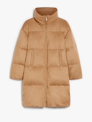 MAX MARA Elegant Camel Wool Outerwear for Women