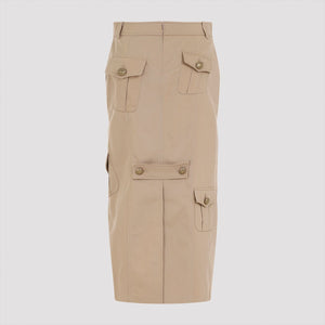 MOSCHINO COUTURE Chic Neutral Pencil Skirt