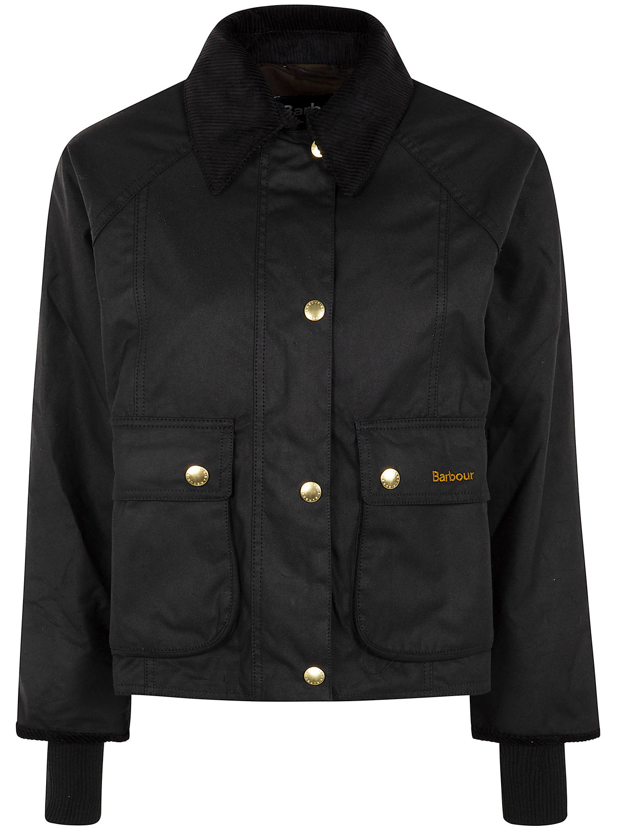 BARBOUR Cropped Beadnell Waxed Cotton Jacket for Women