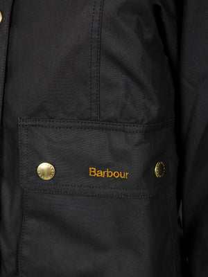 BARBOUR Cropped Beadnell Waxed Cotton Jacket for Women