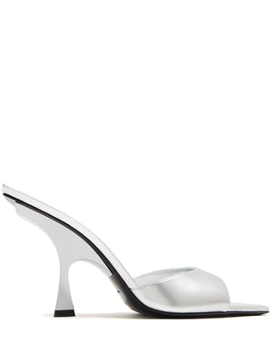 THE ATTICO Glamorous 24SS Women's Silver Sandals