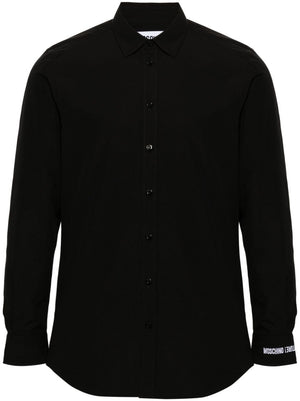 MOSCHINO COUTURE Logo-Embroidered Classic Shirt for Men