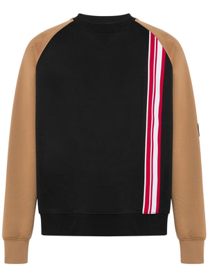 MOSCHINO COUTURE Colour-Block Crew-Neck Sweatshirt for Men