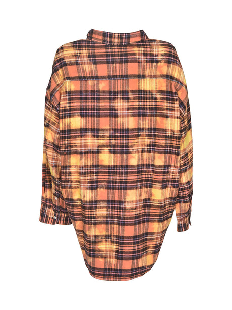 R13 Plaid Mini Shirt for Women - Fall 2024 Collection