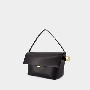 JACQUEMUS Elegant Round Leather Handbag