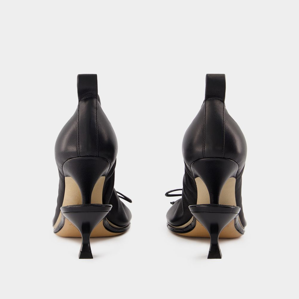 JACQUEMUS Elegant Dual-Strap Mini Pumps