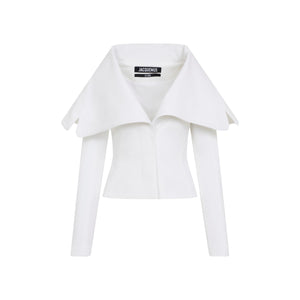 JACQUEMUS Chic Cotton Blend Vest Jacket